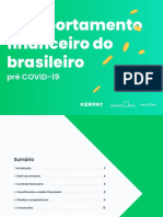 Comportamento financeiro brasileiro pré-pandemia