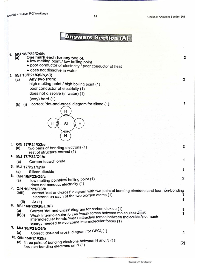 Covalent Bonding P2 Answer Key PDF