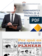 Sesión No.1 Planeamiento y Control de La Producción