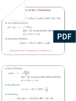 Properties of The Z-Transform: Linearity