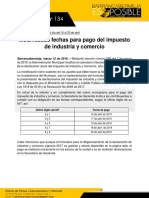 Boletin de Prensa No. 134 de 2018