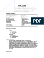 Resumen Implantes Dentales