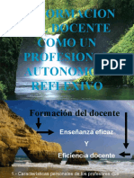 Docente Autonomo y Reflexivo