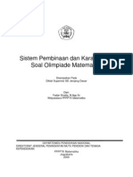 Download Sistem Pembinaan dan karakteristik Soal Olimpiade by NA Suprawoto SN52652812 doc pdf