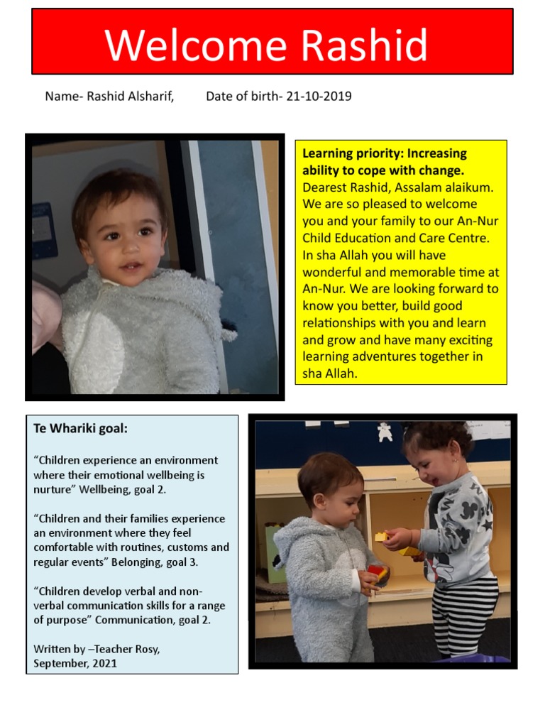 Welcome Rashid | PDF | Wellness