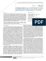 Couple Emotional Dependence As A Risk Factor in The Consumption of Psychoactive Substances in Women