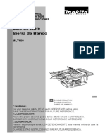 Table Saw Scie de Table Sierra de Banco: Instruction Manual Manuel D'Instruction Manual de Instrucciones