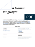 Eastern Iranian Languages
