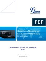 Grandstream Networks, Inc.: Serie de IP PBX UCM6100 Appliance Manual de Usuario