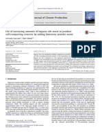 Use of Increasing Amounts of Bagasse Ash Waste To Produce Self-Compacting Concrete by Adding Limestone Powder Waste