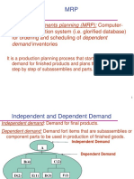 Material Requirements Planning (MRP) : Computer