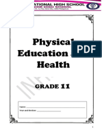 Physical Education and Health: Grade