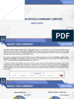 Indian Hotels Company Case Study