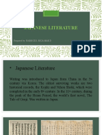 Japanese Literature: Prepared By: BARROZO, RICA MAE D