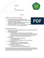 SFL Analysis of Student Summary