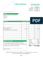 Pepsico Cotizacion PDF