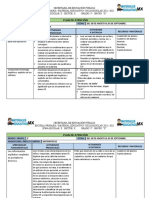 Esbozo Plan de Atención 5to Grado