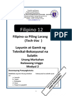 FILIPINO-12 Q1 Mod2 Tech-Voc