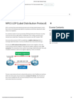 MPLS LDP (Label Distribution Protocol)