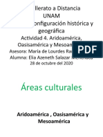 Actividad 4. Aridoamérica, Oasisamérica y Mesoamérica