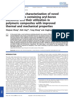 Synthesis and Characterization of Novel Phenolic Resins Containing Aryl-Boron Backbone and Their Utilization in Polymeric Composites With Improved Thermal and Mechanical Properties