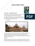 Kandariya Mahadev Temple, largest and most ornate at Khajuraho