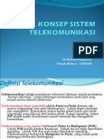 Konsep Sistem Telekomunikasi