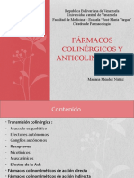 Fármacos Colinérgicos y Anticolinérgicos