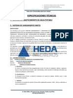 Especificaciones Técnicas Desague