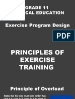 Grade 11 PE Exercise Program Design