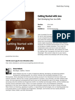 Getting Started With Java