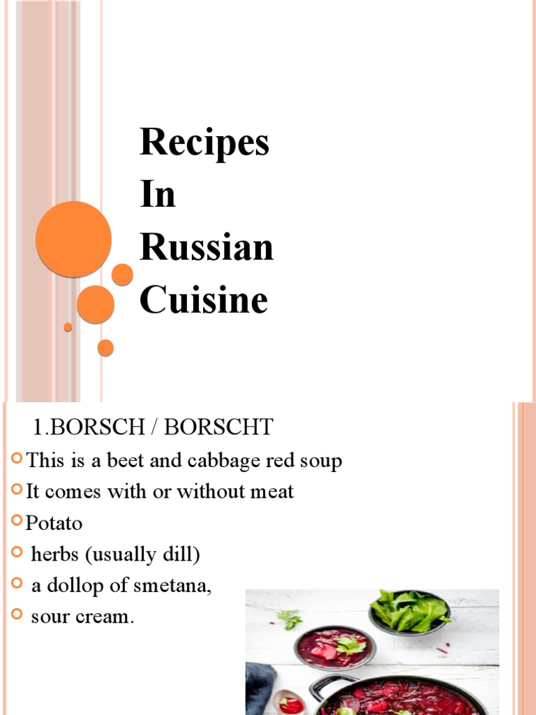 Authentic Russian Recipes Collection | PDF
