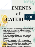 Elements of Catering