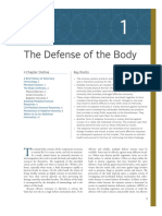 The Defense of The Body: Chapter Outline Key Points