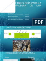 Metodología Para La Manufactura de Una Pieza