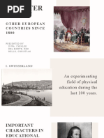 Physical Education in Other European Countries Since 1800