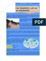 El Origen Del Transporte y Las Vias de Comunicación - Apunte 1