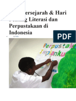 Hari Bersejarah Literasi Di Indonesia