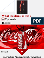 What The Drink Is This ?: A.Cocacola B.Pepsi