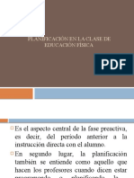 Planificación EF Preprimaria