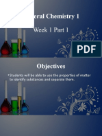 General Chemistry 1: Week 1 Part 1