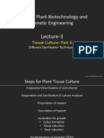 BTE-308 L3 Tissue Culture Part II Apparatus and Their Sterilization