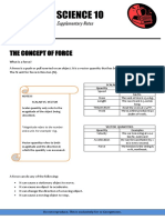 The Concept of Force (Science 10)