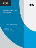 Maintenance Guide for NICE Technicians - Engage - 6.5 and Below