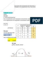 Análisis estadístico muestra mejora en conocimiento sobre COVID-19 después de capacitación