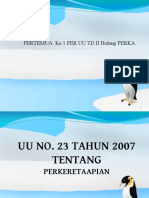 P.1 PER UU TRANSDAR II Bidang Perkeretaapian