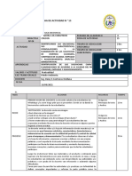 Ficha de Actividad N°15 - 13 DE SEPTIEMBRE