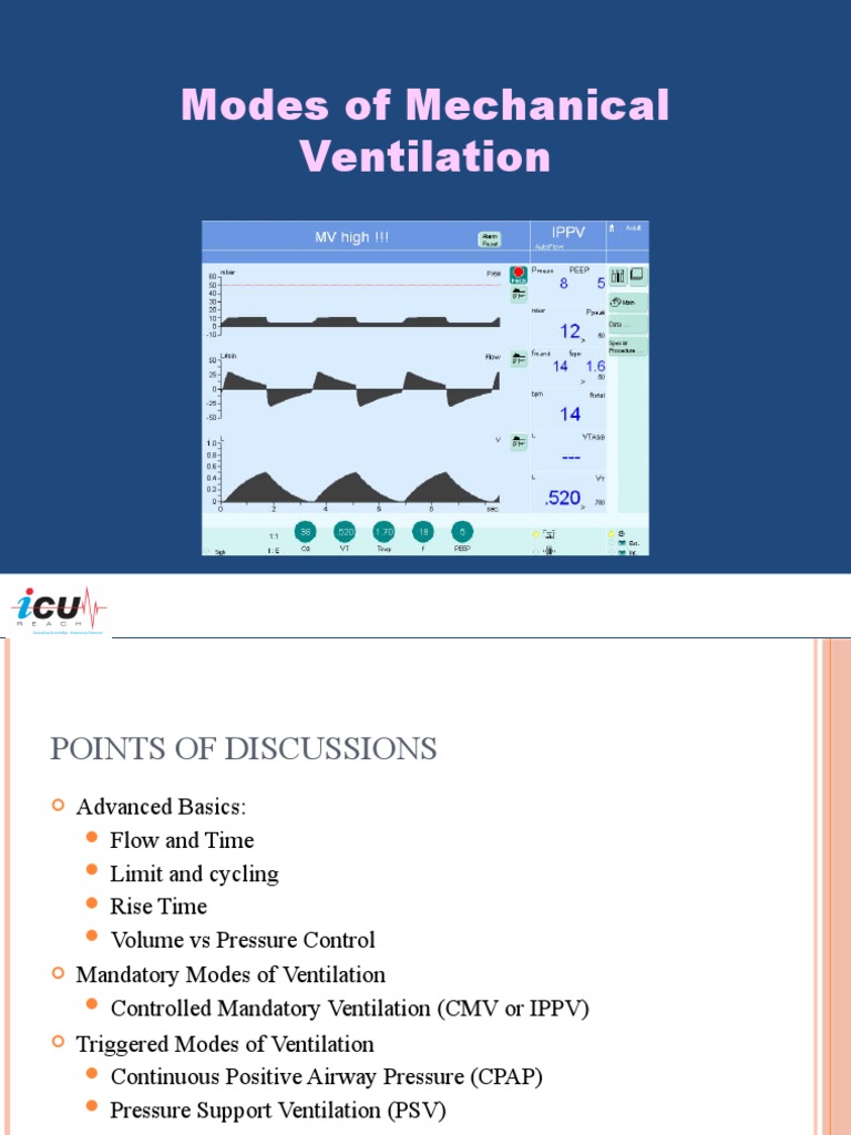 Advanced Modes of Mechanical Ventilation | PDF | Medical Specialties ...