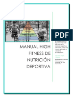 Manual Nutrición Deportiva High Fitness