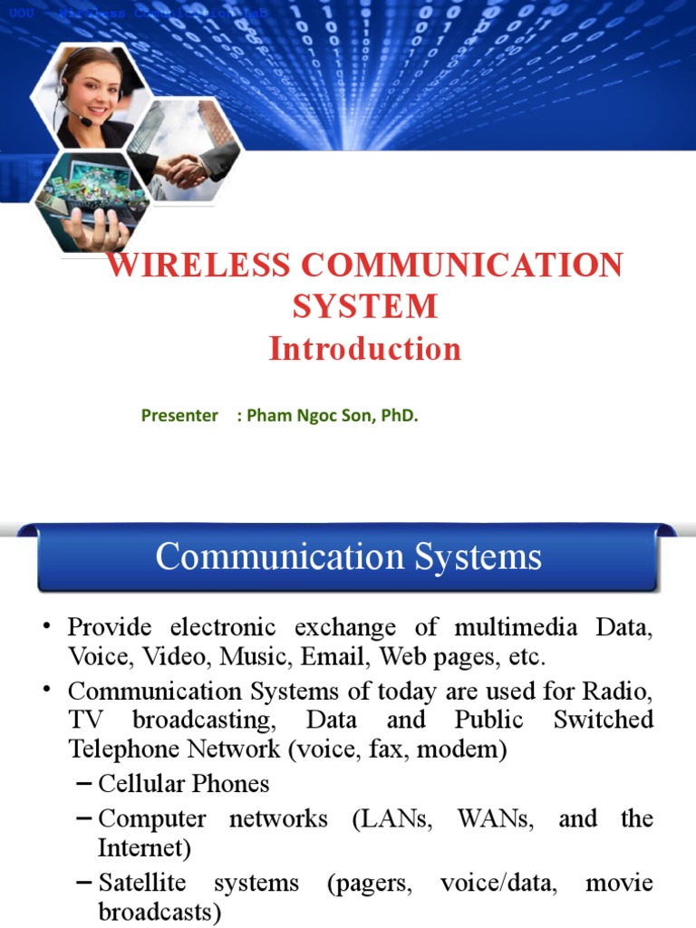 Overview of Wireless Communication Systems | PDF | Cellular Network ...